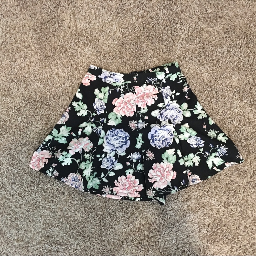 Reformation Floral Skort